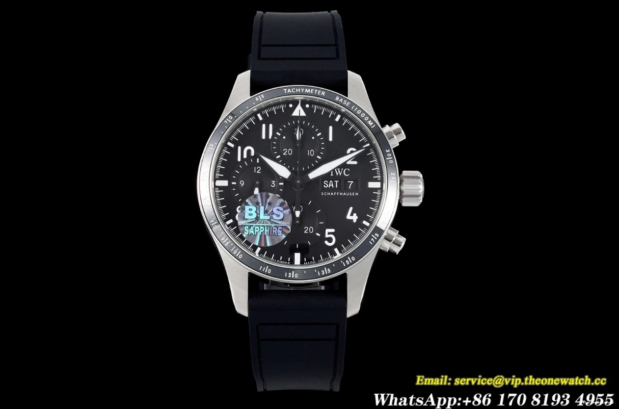 41mm 2023 Chrono BLSF Black Mod Num TI RU A7750 Pilot 0314